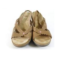 Camper Size 5 Fawn Suede Clog Style Shoe