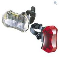 CatEye LD170 Front and Rear Light Set - Colour: Black