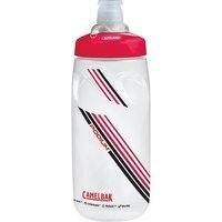 camelbak podium water bottle clear red 21 oz