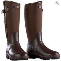 caldene bramham country wellington size 4 colour chocolate brown