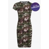 CAMO PRINT BODYCON DRESS