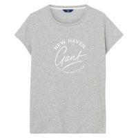 Cap Sleeve Tee - Light Grey Melange