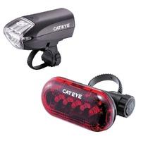 Cateye El220/omni5 Hl-el220n/tl-ld155 Rear Cycling Lights And Reflectors - Black
