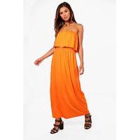 Casey Bandeau Maxi Dress - orange
