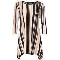 Carol Striped Swing Top - Stone