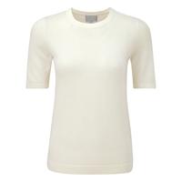 cashmere short sleeved t shirt soft white 20