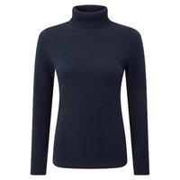 cashmere roll neck sweater navy 18