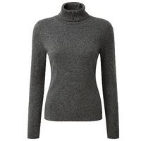 cashmere roll neck sweater soft charcoal 20