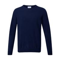 cashmere crew neck sweater navy xl