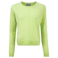 cashmere rib detail sweatshirt soft lime 20