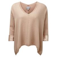 Cashmere Satin Cuff Sweater (WARM SAND / 20)