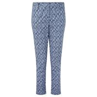 Capri Trouser (Navy Tile Print / 10)