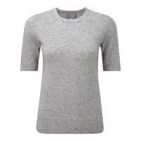 cashmere short sleeved t shirt heather dove 20