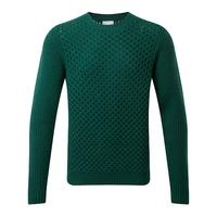 Cashmere Textured Sweater (Hunter Green / XXL)
