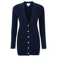 Cashmere Boyfriend Cardigan (Navy / 10)