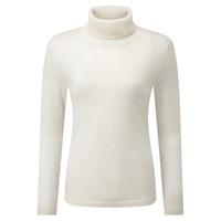 Cashmere Roll Neck Sweater (Soft White / 14)