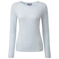 cashmere crew neck sweater heather mist 08