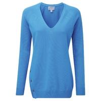 Cashmere Button Side Sweater (Marine Blue / 20)