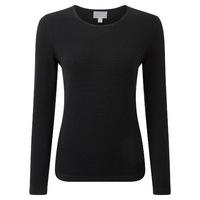 Cashmere Crew Neck Sweater (Black / 22)