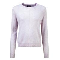 cashmere rib detail sweatshirt palest lilac 14