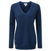 cashmere button side sweater french navy 12