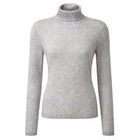 Cashmere Roll Neck Sweater (Iced Grey / 22)