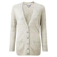 Cashmere Boyfriend Cardigan (Heather Grey Fleck / 10R)