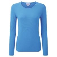 cashmere crew neck sweater marine blue 08