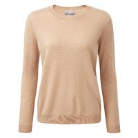 Cashmere Relaxed Crew Neck Sweater (Camel / 18R)