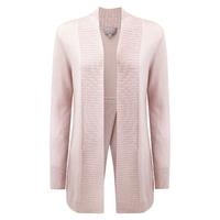 Cashmere Split Back Cardigan (Powder Blush / 20)