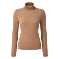 Cashmere Roll Neck Sweater (Soft Walnut / 10)