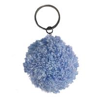 Cashmere Pom Pom Keyring (Blue Iris / One Size)