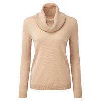 Cashmere Cowl Neck Sweater (Camel / 08L)