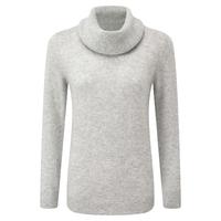 Cashmere Cowl Neck Sweater (Heather Dove / 20R)