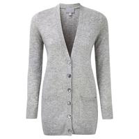 Cashmere Boyfriend Cardigan (Heather Dove / 18)