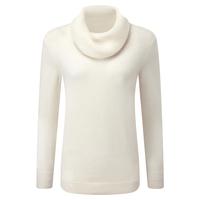 Cashmere Cowl Neck Sweater (Soft White / 08L)