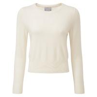 Cashmere Crop Sweater (Soft White / 22)