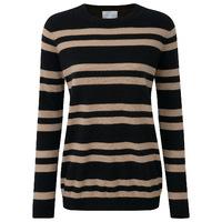 Cashmere Boyfriend Sweater (Black/Soft Walnut / 08)