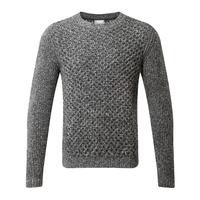 Cashmere Textured Sweater (Charcoal Twist / XXL)