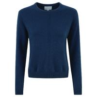 Cashmere Rib Detail Sweatshirt (French Navy / 08)