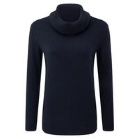 cashmere cowl neck sweater navy 18r