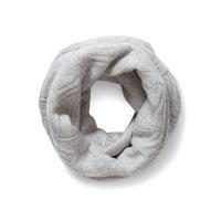 Cashmere Textured Snood (Iced Grey / One Size)