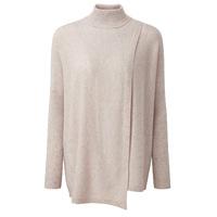 Cashmere Wrap Front Poncho (Marble / 12)