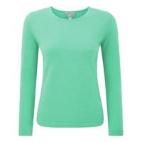 cashmere crew neck sweater green jade 10