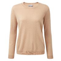 Cashmere Relaxed Crew Neck Sweater (Camel / 20R)