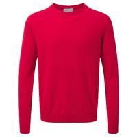 cashmere crew neck sweater pillarbox red l