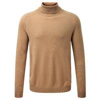 Cashmere Polo Sweater (Soft Walnut / XXL)