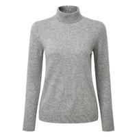 Cashmere Ripple Polo Sweater (Heather Grey / 12L)