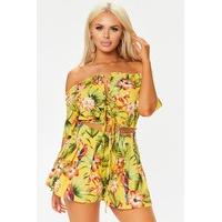 Cammy Yellow Floral Two Piece Set