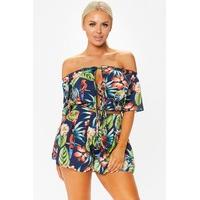Cammy Navy Floral Two Piece Set